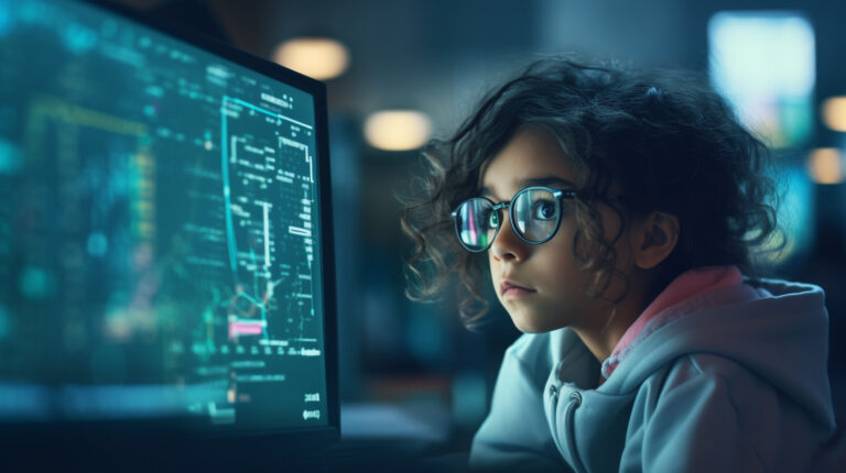 5_year_old_girl_staring_with_awe_in_front_of_the_computer